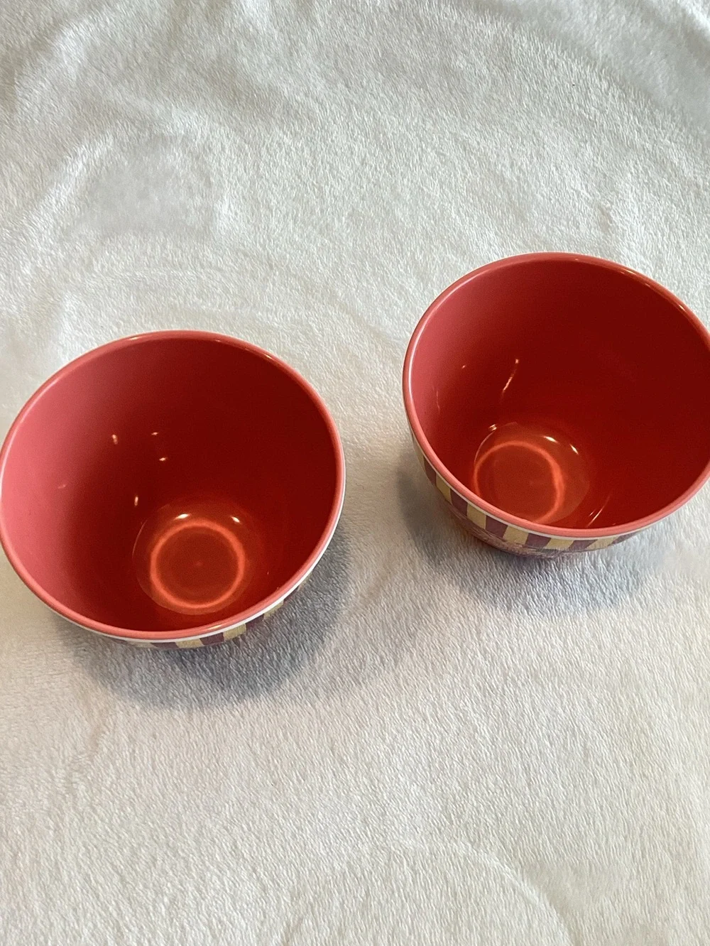 Anthropologie FARM Rio Melamine Bowls Nut New Red Berry Tropical Set of 4